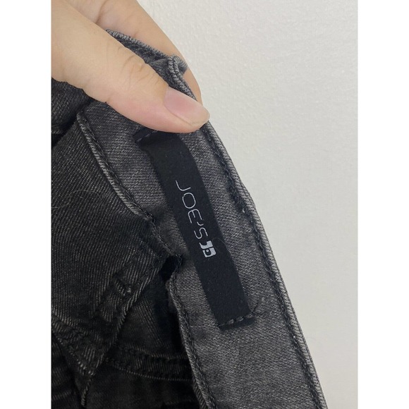 Joes Jeans Flawless The Vixen Ankle Skinny Addie Faded Black Distressed Sz 29 - Picture 4 of 7